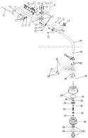 Shaft Assembly Diagram and Parts List for 41ED725A034 Ryobi Trimmer