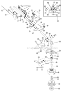 Shaft Assembly Diagram and Parts List for 41ED790A034 Ryobi Trimmer