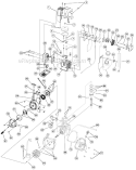 Engine Assembly Diagram and Parts List for 41AD825A034 Ryobi Trimmer