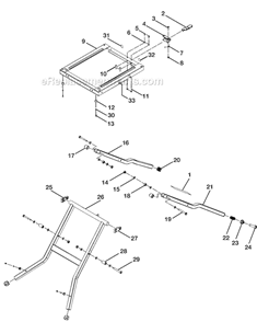 Page D Diagram and Parts List for  Ryobi Table Saw