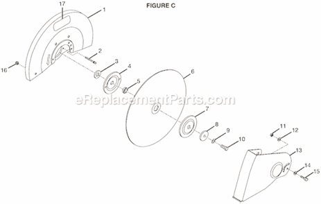 Page C Diagram and Parts List for  Ryobi