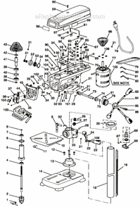 Part Location Diagram of 89140200071 Ryobi SCREW (M6 X 5MM,HEX SOC.)