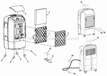 Part Location Diagram of 039455001010 Ryobi Water Tray Door