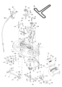 Page G Diagram and Parts List for 96016000400 Ryobi Lawn Tractor