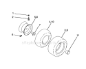 Page I Diagram and Parts List for 96016000400 Ryobi Lawn Tractor