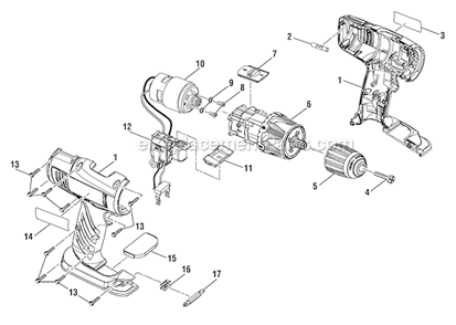 Part Location Diagram of 270013028 Ryobi Assembly Switch