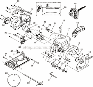 Part Location Diagram of 940299619 Ryobi Label Danger