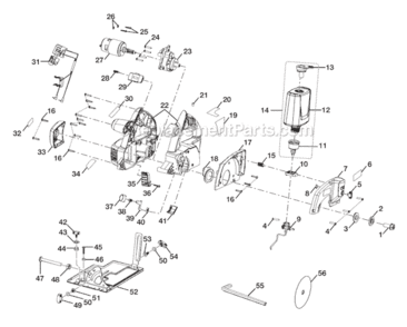 Part Location Diagram of 89041033083 Ridgid Screw (M4 X 16 mm)