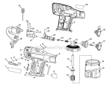 Part Location Diagram of 692331001 Ryobi Spring Compression