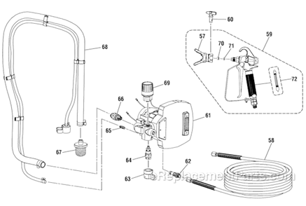 Part Location Diagram of 039747001191 Ryobi Filter