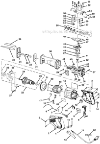 Part Location Diagram of 304003006 Ryobi Assembly Output Shaft