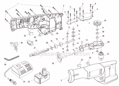 Part Location Diagram of 2701090 Ryobi Switch Assembly