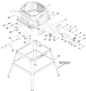 Part Location Diagram of 089037007041 Ryobi Hand Wheel