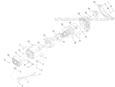 Page F Diagram and Parts List for  Ryobi Table Saw
