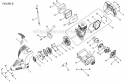 Figure B Diagram and Parts List for  Ryobi Trimmer