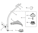 Page C Diagram and Parts List for  Ryobi Trimmer