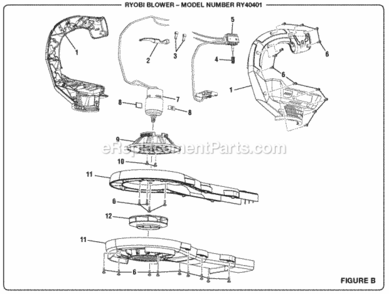 Part Location Diagram of 525552001 Homelite SWITCH TRIGGER