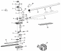 Page B Diagram and Parts List for  Ryobi Pole Saw