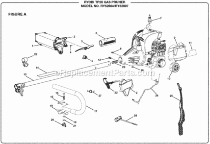 Part Location Diagram of 678012001 Homelite WASHER LOCK