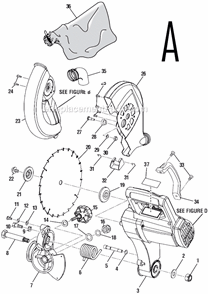 Page A Diagram and Parts List for  Ryobi