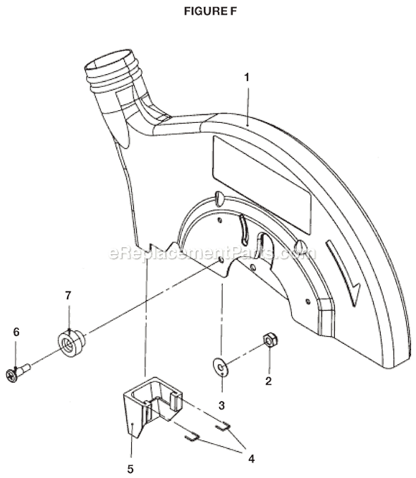 Page F Diagram and Parts List for  Ryobi
