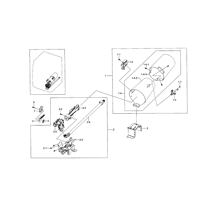 Duct And Burner Diagram and Parts List for DV5471AGP XAA-02 Samsung Dryer
