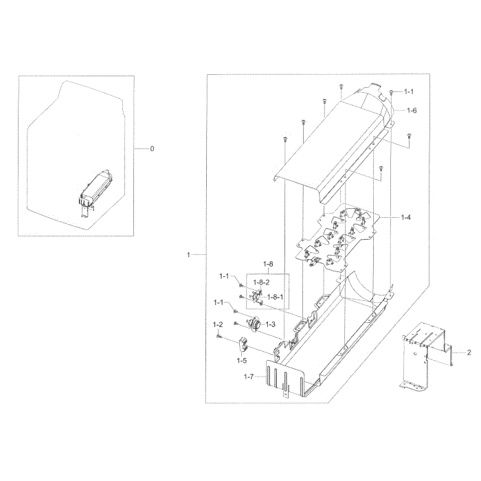 Heater Diagram and Parts List for A2-01 Samsung Dryer