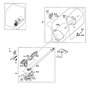 Heater Assembly Diagram and Parts List for DV520AGP XAA-04 Samsung Dryer