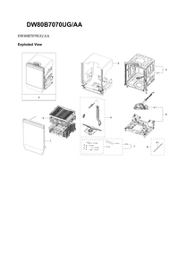 Part Location Diagram of 6002-000413 Samsung Tapping Screw