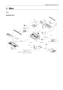 Part Location Diagram of DE94-02410C Samsung Bottom Base Assembly