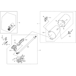 Duct Diagram and Parts List for DV50K8600GV A3-01 Samsung Dryer