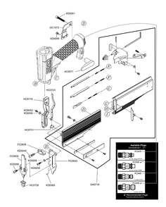 Part Location Diagram of GC1573 Senco Support