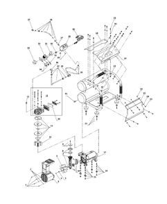 Diagram Diagram and Parts List for  Senco Compressor
