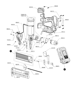 Diagram 1 Diagram and Parts List for 16S Senco Nailer