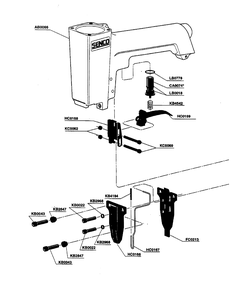 Diagram 1 Diagram and Parts List for 430001 Senco Nailer