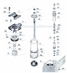 Part Location Diagram of KB1553 Senco Pin