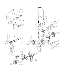 Diagram Diagram and Parts List for  Senco Compressor