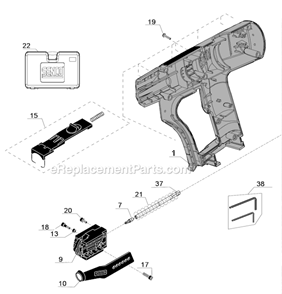 Part Location Diagram of EA0142 Senco Phillips Driver Bit (5 Pack)