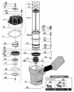 Part Location Diagram of LB0901 Senco Seal