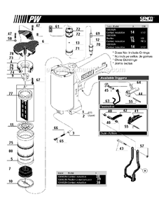 Part Location Diagram of KB4163 Senco Spring