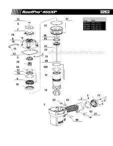 Part Location Diagram of LB0946 Senco Seal