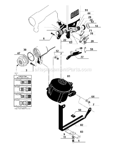 Part Location Diagram of 3570720 Senco Nut