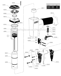 Part Location Diagram of LB0070 Senco Seal