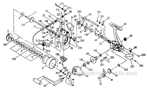 Part Location Diagram of 1146802 Shakespeare Bracket Stud