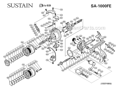 Part Location Diagram of RD8147 Shimano Friction Ring