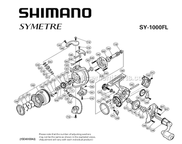 Part Location Diagram of 10AP0 Shimano Anti-reverse Lever