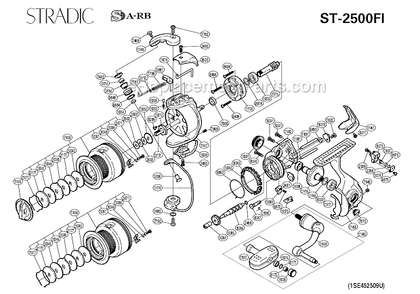 Part Location Diagram of RD11457 Shimano Rotor