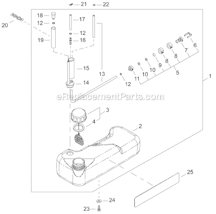 Page H Diagram and Parts List for  Shindaiwa Leaf Blower / Vacuum