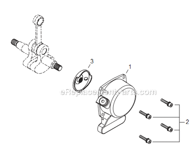 Page G Diagram and Parts List for T16011001001 - T16011999999 Shindaiwa Water Pump
