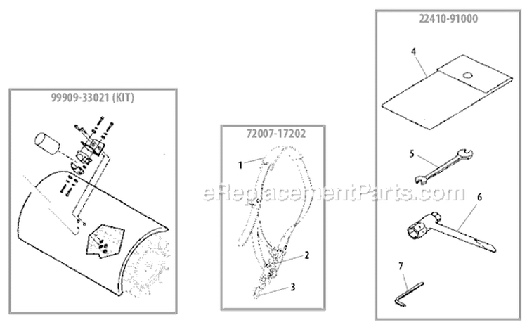 Page L Diagram and Parts List for  Shindaiwa Power Broom
